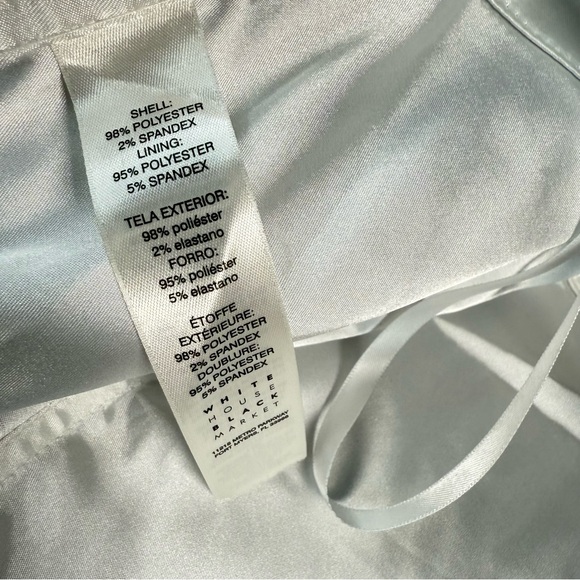 White House‎ Black Market Strapless Floral Print Dress Women's Size 2 - Picture 8 of 10